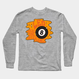 Leo Magic 8 Ball Long Sleeve T-Shirt